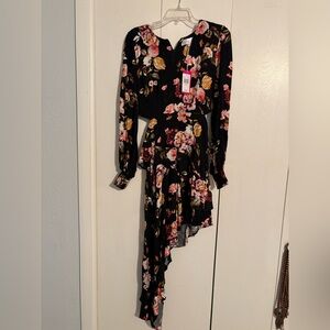 Black Floral High/Low Dress by Rampage
Sz M  never worn